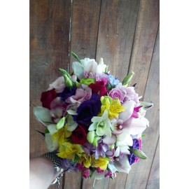 Buchet de mireasa  multicolor