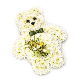 Aranjament florau ursulet crizantema