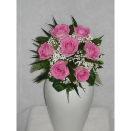 Buchet mireasa din trandafiri 
