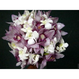 Buchet mireasa din orhidee