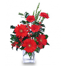 Buchet garoafe gerbera hypericum
