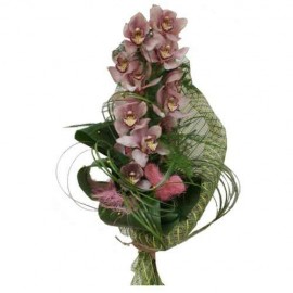 Buchet  orhidee si plante