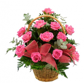 Cos trandafiri si plante