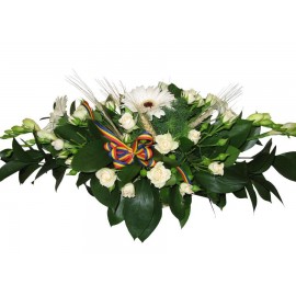 Aranjamente florale cu spice de grau si tricolor