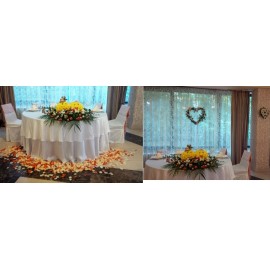 Aranjament de masa cu 2 smiley face