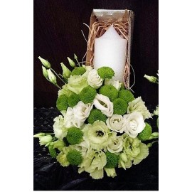 Lumanare botez  scurta 