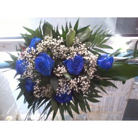 Lumanare botez  trandafiri