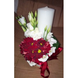 Lumanare botez  scurta 
