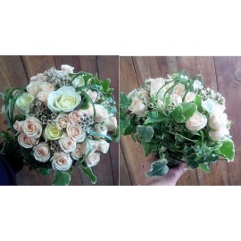 Buchet trandafiri si minirosa