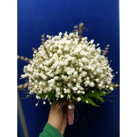 Buchet mireasa gypsophila