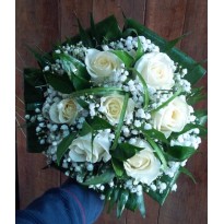 Buchet mireasa trandafiri