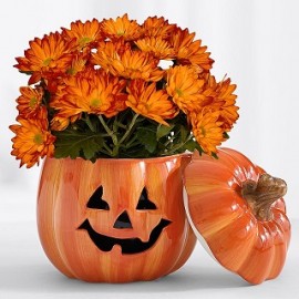 DECOR HALLOWEEN CU FLORI
