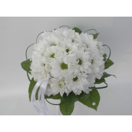Buchet mireasa crizanteme